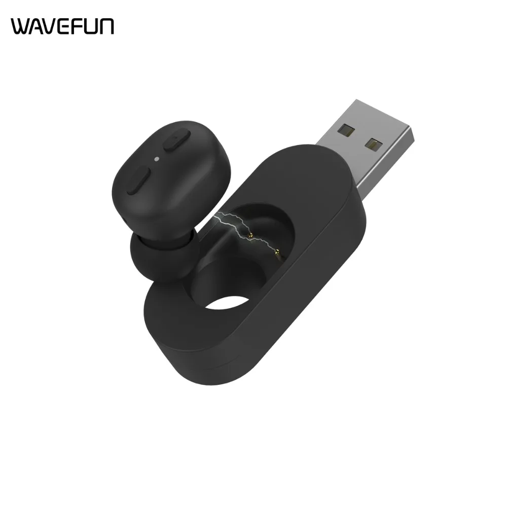 Wavefun Микро Мини наушники USB Двойные кнопки RTL8763BFR Беспроводные Bluetooth 5 0 с