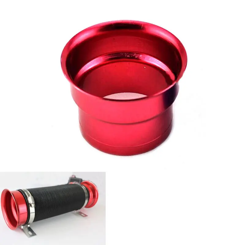 MULTI FLEXIBLE INTAKE PIPING//PIPE INLET HOSE TUBE DUCT SHORT RAM//COLD AIR Black