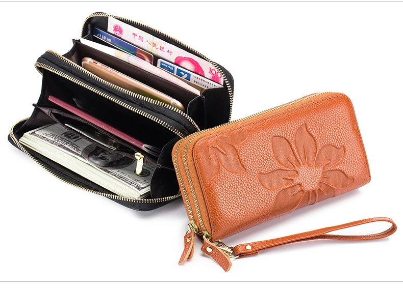Women genuine leather wallet 16