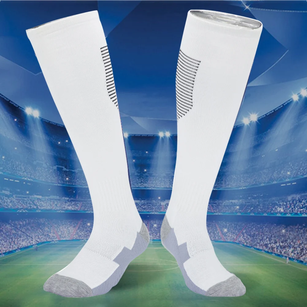Мужские футбольные носки для взрослых, впитывающие пот дышащие мужские спортивные футбольные чулки