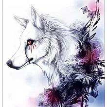 5d diy лайтпад алмазная живопись Пользовательские Волк рождественские карты kerstkaarten полный квадратный eigen foto рождественские украшения для дома