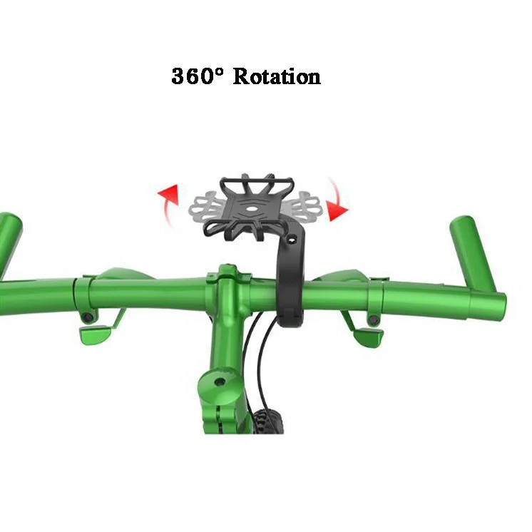 360 градусов вращение мотоцикла Велосипедное Сиденье руль силиконовый держатель телефона для сотового телефона gps