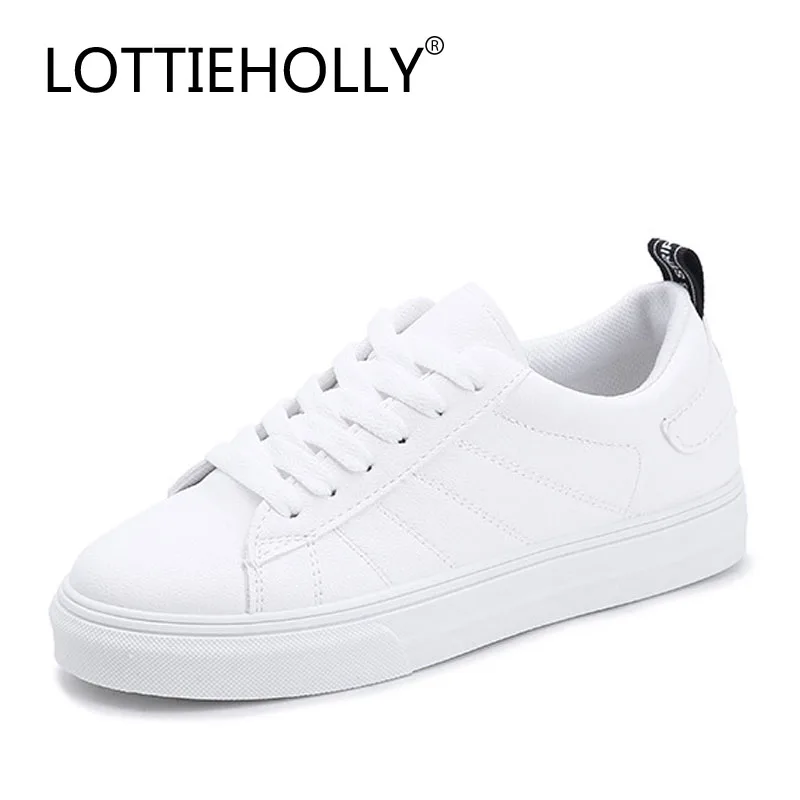 

LOTTIEHOLLY Spring Small White Women Casual Shoes Fashion Student Shoes Women's Vulcanize Shoes Breathable Sneaker WOS1842