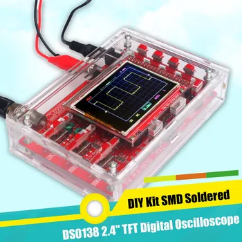 

Open Source STM32 2.4" TFT 1Msps DSO138 LCD Digital Oscilloscope Kit Acrylic Case DIY Part Cover SMD Set Kit Fully Assembled
