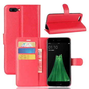 

Leather CellPhone Cases For OPPO R11 50pcs Luxury leather Flip wallet creditcard case for OPPO R11 Plus Cover