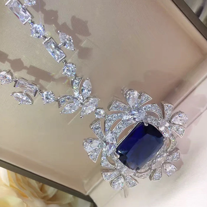Дизайнерское ожерелье из искусственного циркония 3A|designer necklace|fashion necklacenecklace designer |