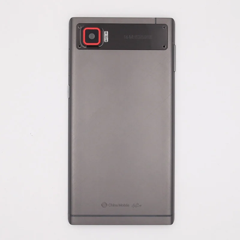 BaanSam батарея Дверь задняя крышка корпус чехол для дюймов Lenovo Z2 Pro k920 6 дюймов с Объективы фотоаппаратов+ Мощность Объем пуговицы NFC - Цвет: Черный