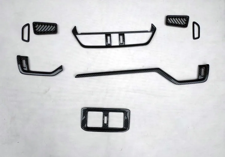 for toyota rav4 rav 4 xa50 2019 2020 Garnish Air Vent Trim Cover interior accessories parts plastic carbon fiber (14)