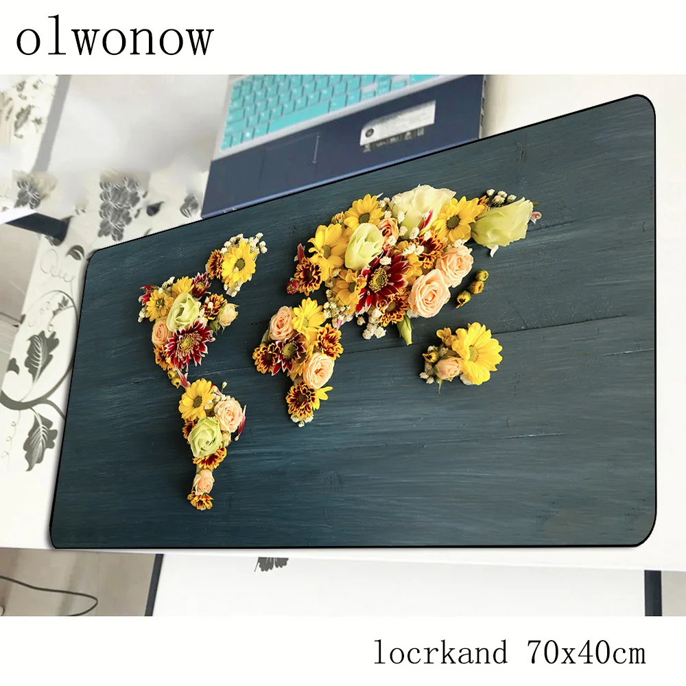 Игровой коврик для мыши с картой мира 700x400x2 мм|Коврики мышей| |