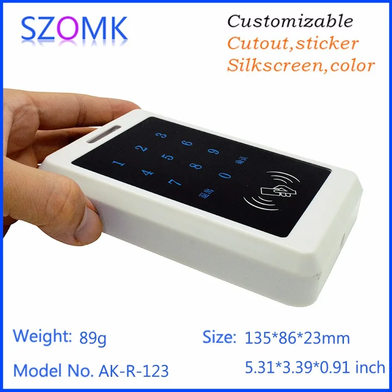 szomk plastic enclosure for electronics plastic case plastic box for electronics project RFID sensor junction box plastic housing access housing door entrance system IC card control box sensor  (4)