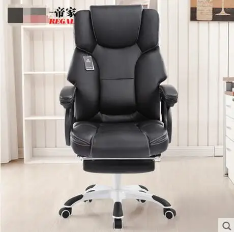 

Computer chair Household office chair Boss chair can be reclined in large class chair chair chair footrest massage lunch chair