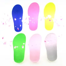Fashion Breathable Candy color Sport shoe insoles Massage Anti slip for font b Children b font