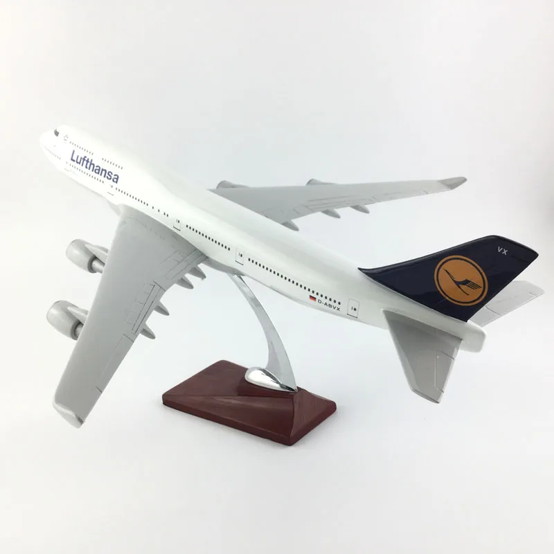 45 47 см LUFTHANSA AIRLINES B747 1:150 металлическая модель самолета из сплава Коллекционная