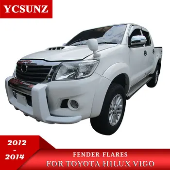 

Mudguard 6 Inch Fender Flare ABS Wheel Arch Fender For Toyota Hilux Vigo 2012-2014 Double Cabin