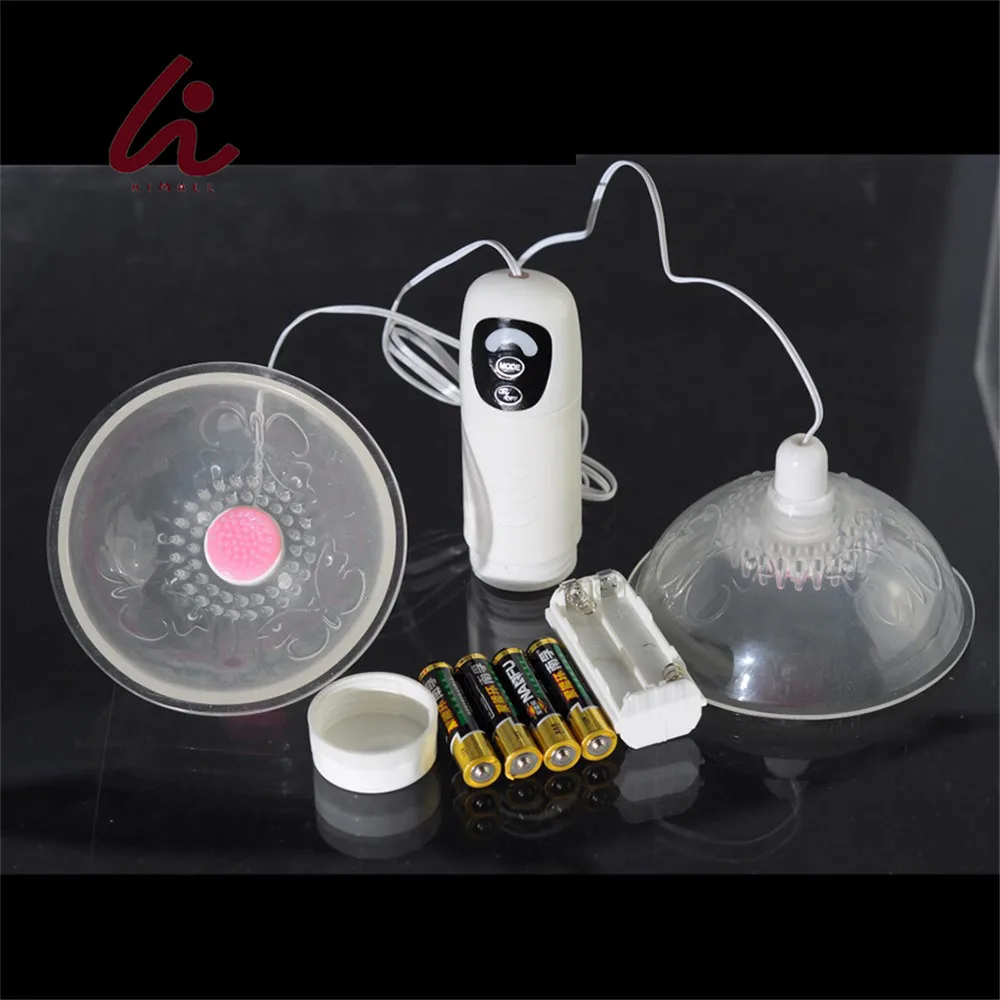 Silicone Breast Enlargement Suction Cups Vibrators Multi Speed