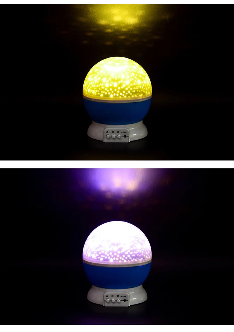 Новинка люминесцентные игрушки романтическое звездное небо Светодиодный Ночник проектор батарея USB ночник креативный день рождения игрушки для детей