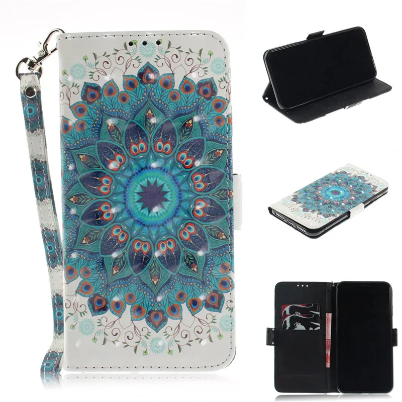 

Flip Cover Phone Bags For iPhone XS Max 6.5 inch Case 3D Painting PU Leather Soft Silicon Wallet Covers Cases Coque
