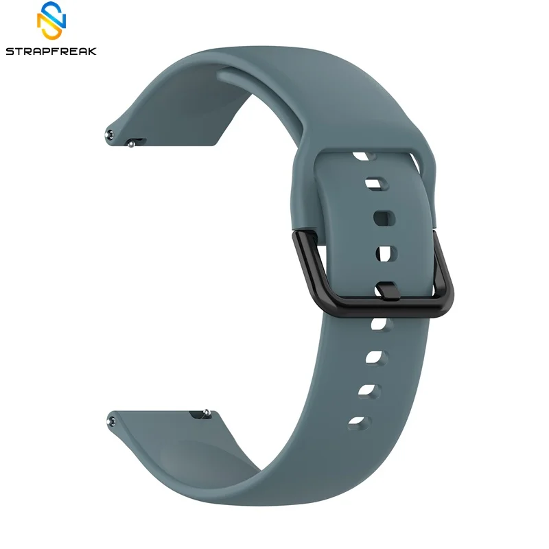 20 мм силиконовый ремешок для часов samsung Galaxy Watch активный ремешок для samsung gear S2 Спортивный Классический браслет черная Пряжка ремешок для часов - Цвет ремешка: rock blue