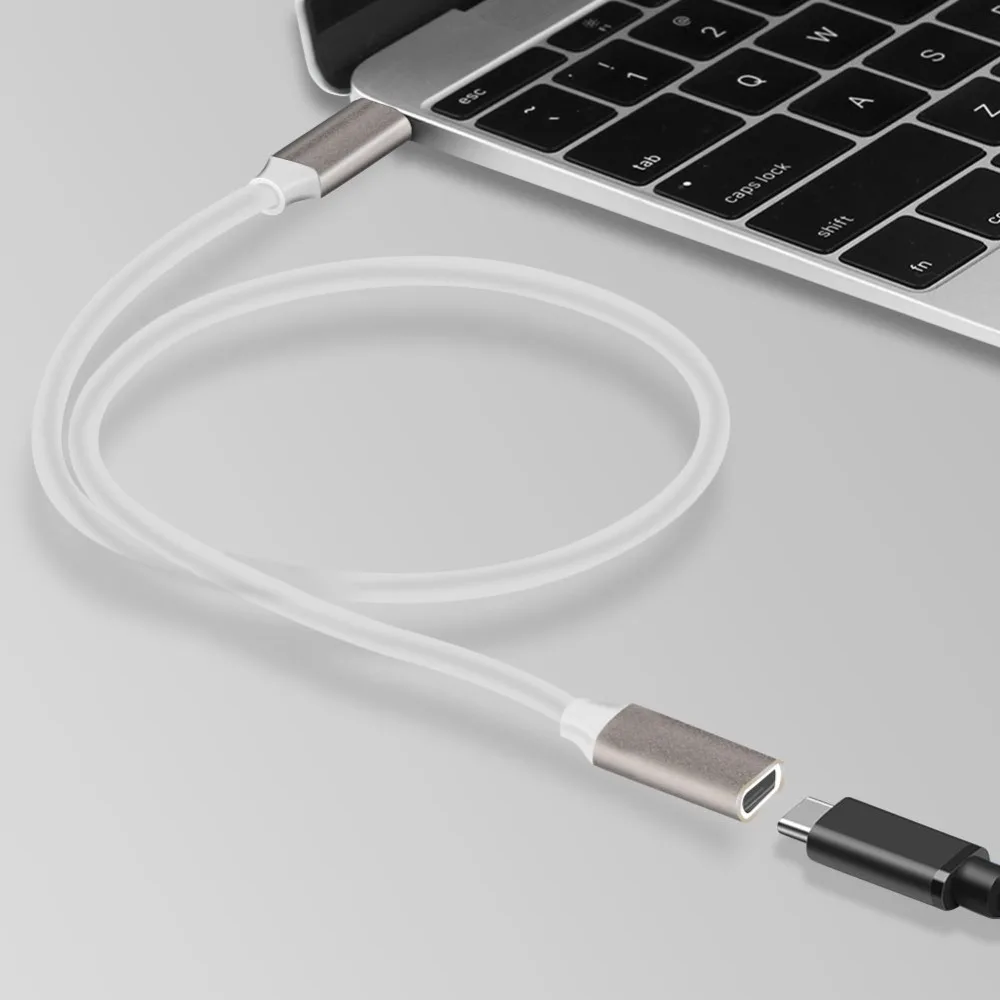 USB C Тип Удлинительный кабель для передачи данных видео мужского и женского пола