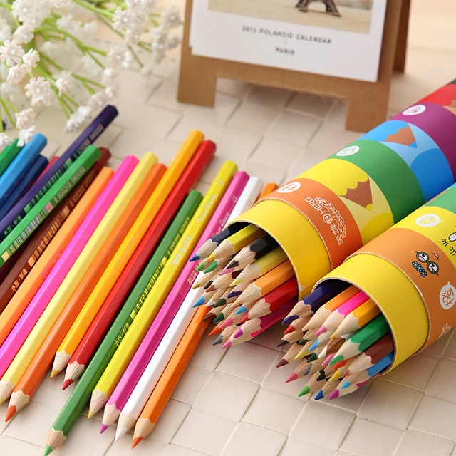Color Pencil Set Stationary Tool For Secret Garden 48 Colored