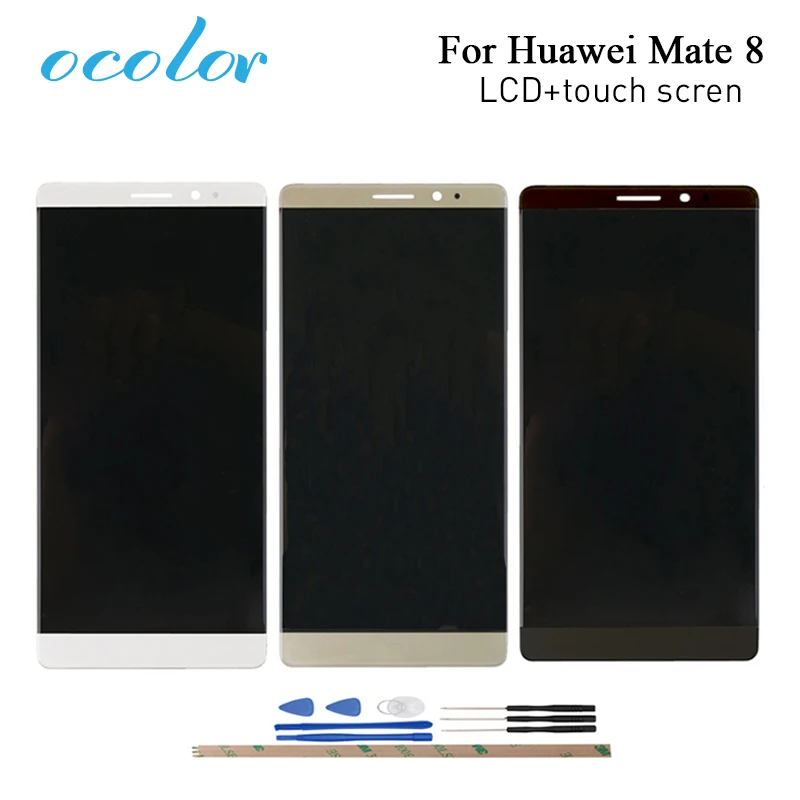 Цветной ЖК-дисплей для Huawei Mate 8 + сенсорный экран дигитайзер без рамки Замена