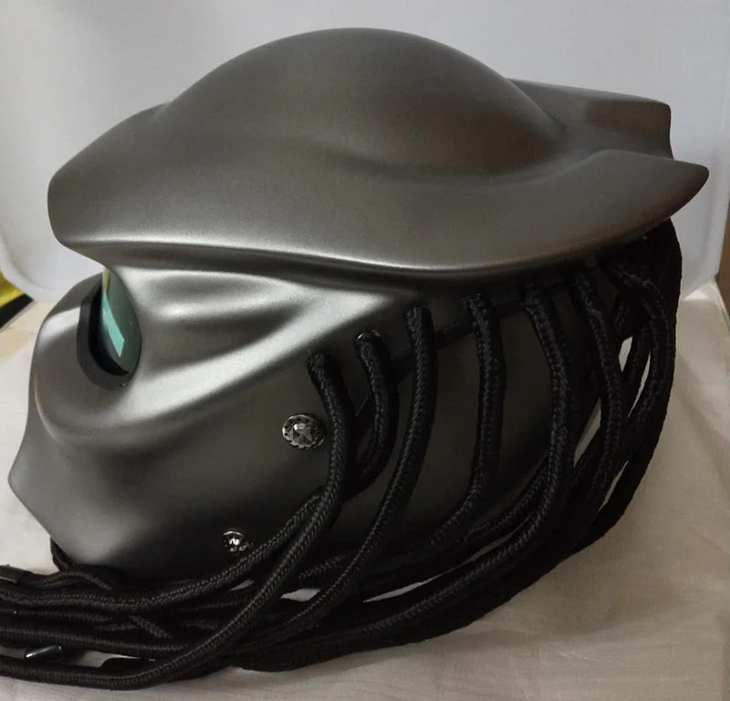Masei Яркий серый/матовый серый маски хищников шлем из стекловолокна Железный человек мотоциклетный шлем полное лицо Точка DOT
