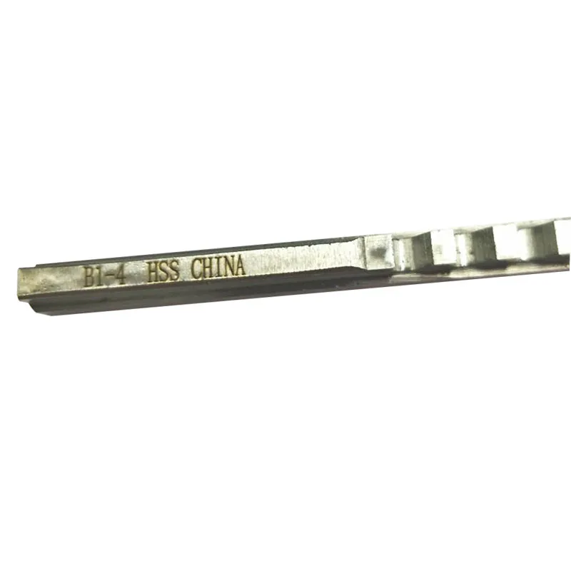 4mm B1 Push-Type Keyway Broach Metric Size HSS Keyway Cutting Tool for CNC Router Metalworking
