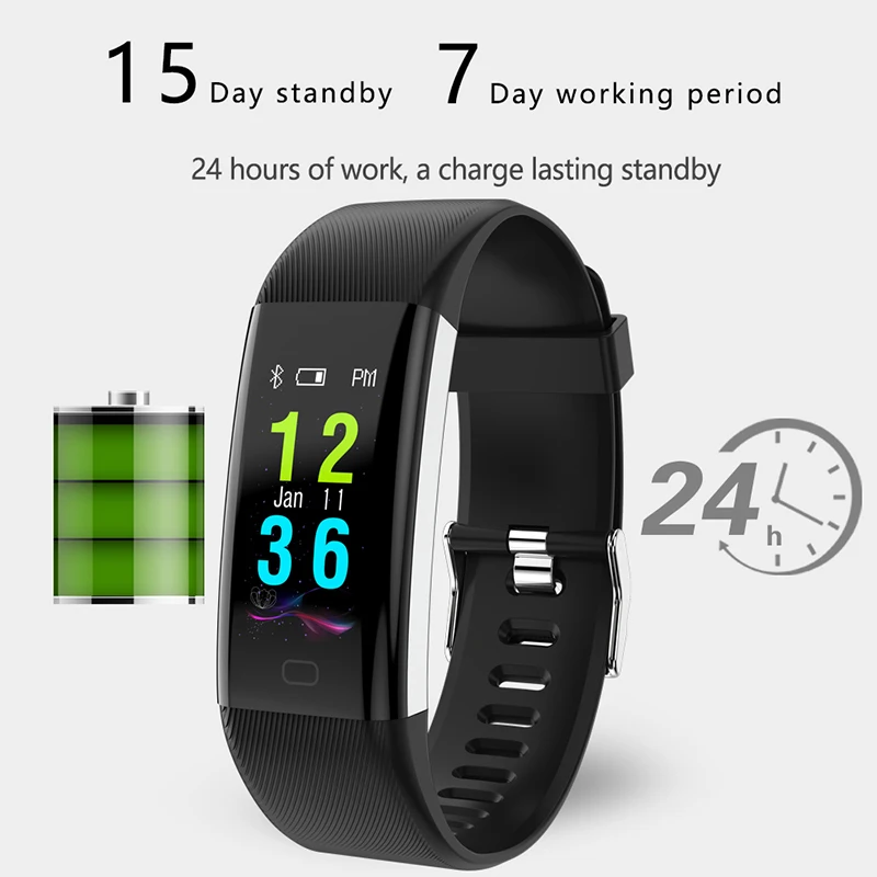 F07 Plus Smart Band Wristband Heart Rate Monitor Blood Pressure Bracelet Fitness Tracker Sport Smart Watch For Android IOS Phone