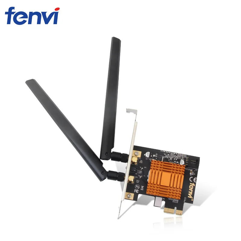 

Dual Band AC 1200Mbps Wireless PCI Express WiFi Adapter 802.11ac MU-MIMO Desktop Wi-Fi PCI-E Network bt 4.2 Card Win 7/8.1/10