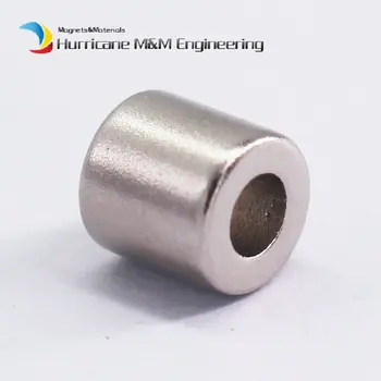 

NdFeB Magnet Ring OD 6.35x3.175x6.35 mm Dia. 1/4"*1/8"*1/4" Strong Neodymium Permanent Magnets N42 Rare Earth Magnets 60-1000pcs