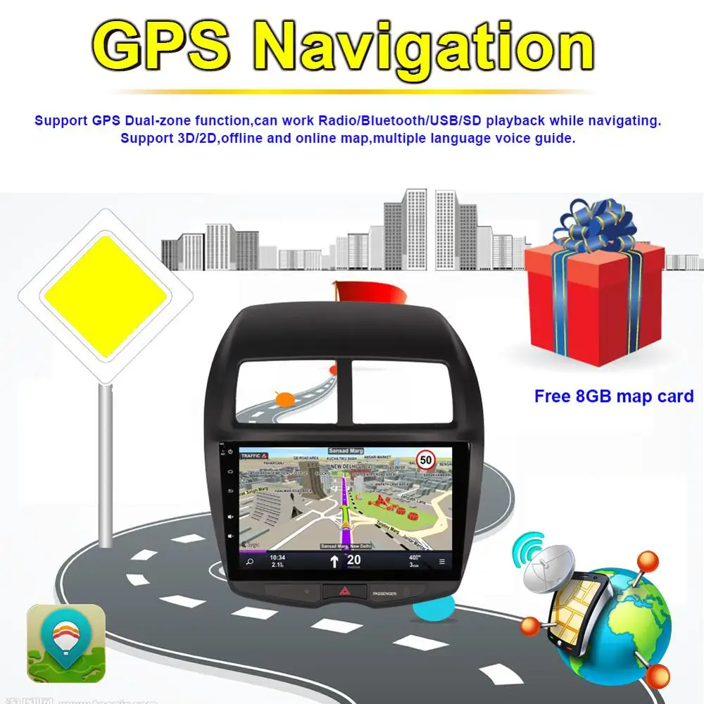 Best Android 8.0 Octa Core 4GB RAM IPS Screen Car GPS Navigation with Bluetooth For Mitsubishi Asx 2007- Car Multimedia Player Wifi 6 Best Android 8.0 Octa Core 4GB RAM IPS Screen Car GPS Navigation with Bluetooth For Mitsubishi Asx 2007- Car Multimedia Player Wifi 6