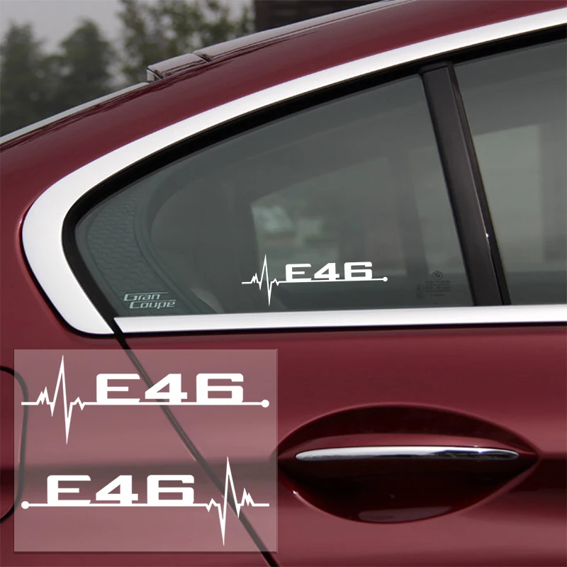 2 шт./лот стикер для окон автомобиля E28 E30 E34 E36 E39 E46 E60 E61 E62 E90 E91 E92|Наклейки на