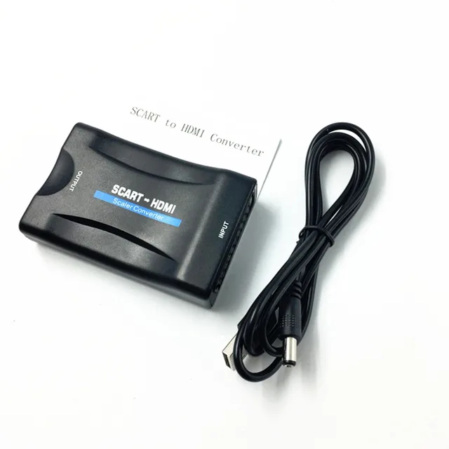 1080P SCART To HDMI Video Audio Converter Adapter for HD TV DVD 1080P SCART To HDMI Video Audio Converter Adapter for HD TV DVD