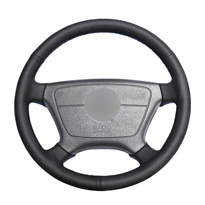Искусственная кожа черный цвет для Mercedes Benz E Class W210 200 240 280 320 1995 2002 W140 S320 350 420|Чехлы