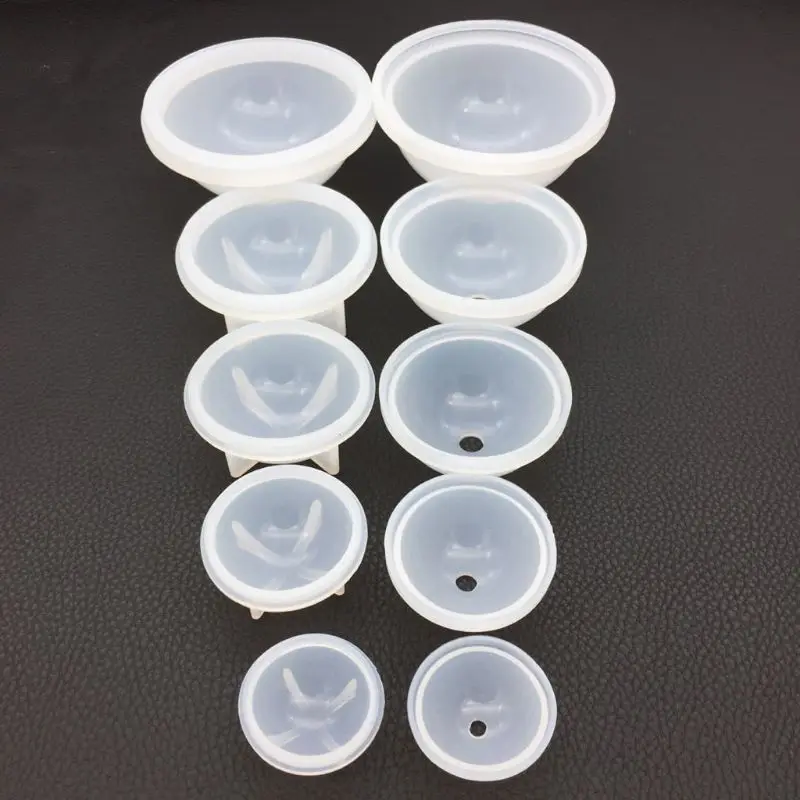 9 шт Круглые сферические силиконовые формы для изготовления ювелирных изделий DIY мяч эпоксидной смолы комплект пресс-форм