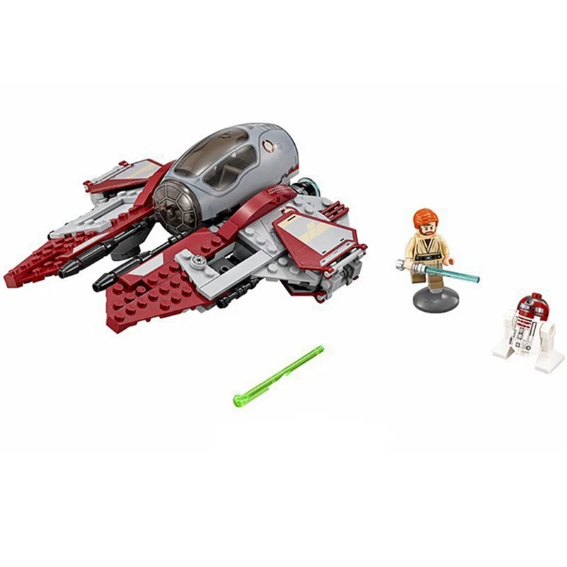

Legoing Star Wars Obiwan's Jedi Interceptor 227Pcs The Last Jedi Building Blocks Toys For Children Compatible Legoing Starwars