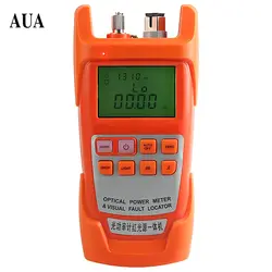 Aua-9ac все-в-одном Волокно измеритель оптической мощности-70 до + 10dBm и 10 км Волокно оптический кабельный тестер Визуальный дефектоскоп