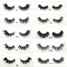 3D норки ресницы 100 шт. накладные жестокости натуральный длинные ручной работы невидимая лента поддельные