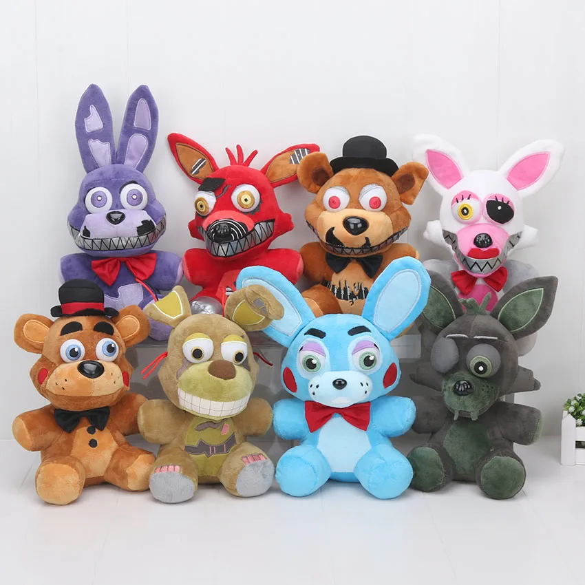 25 см 30 игрушки FNAF пять ночей у Фредди плюшевый игрушка медведь лиса Бонни и Чика