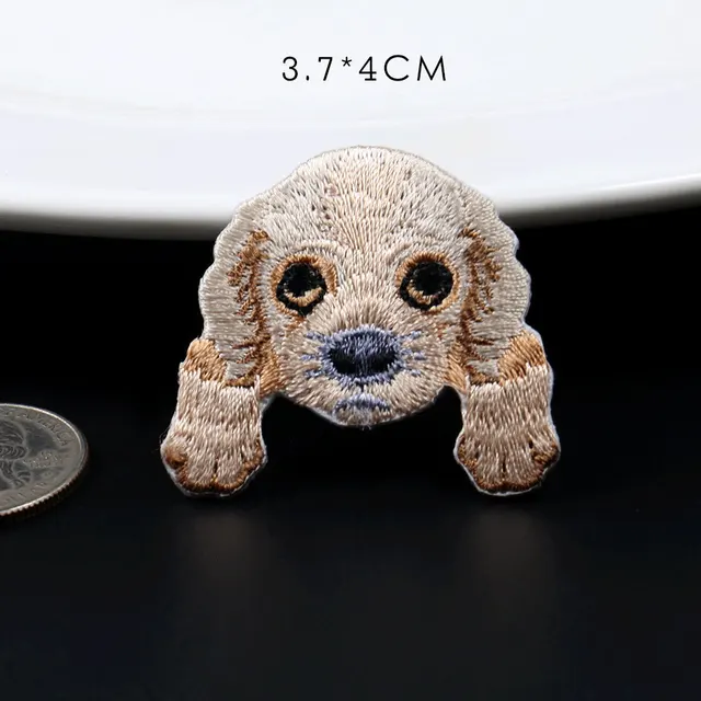 1Pcs New Chihuahua Shiba Dog Husky Patch for Woman Clothing Backpack Decoration Small Applique Iron on Embroidery Patches Badges NHBT193