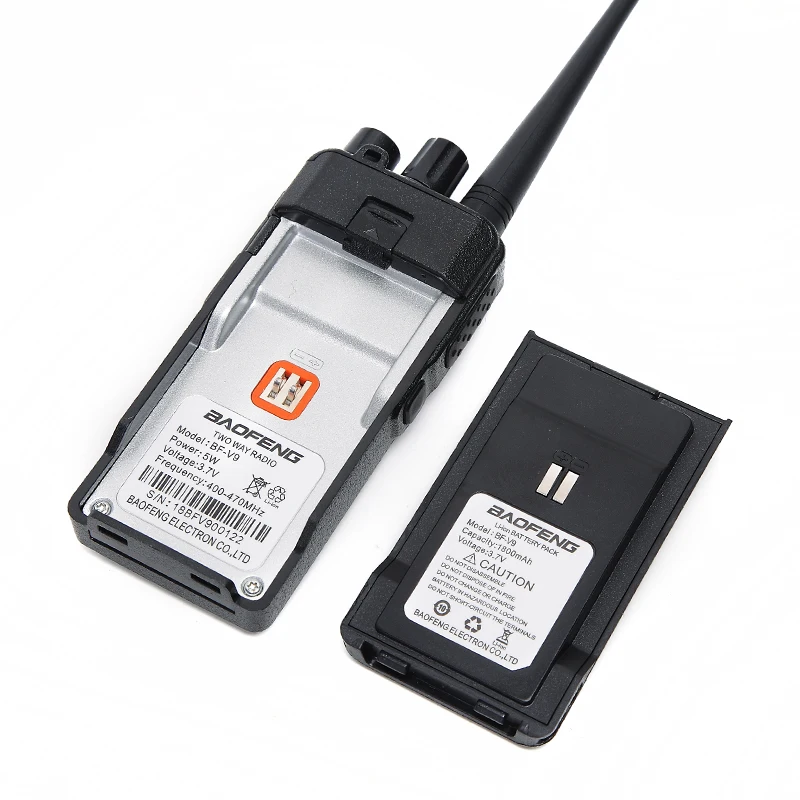 4 шт. Baofeng BF-V9 USB 5 В Быстрая зарядка Walkie Talkie 5 Вт UHF 400-470 МГц Ham CB портативный Радиоприемник набор обновление BF-888S bf888s