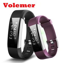 ID115HR плюс Смарт Браслет ID115 SmartBand Поддержка сердечного ритма Мониторы шагомер Фитнес трекер Браслет для Android IOS Телефон