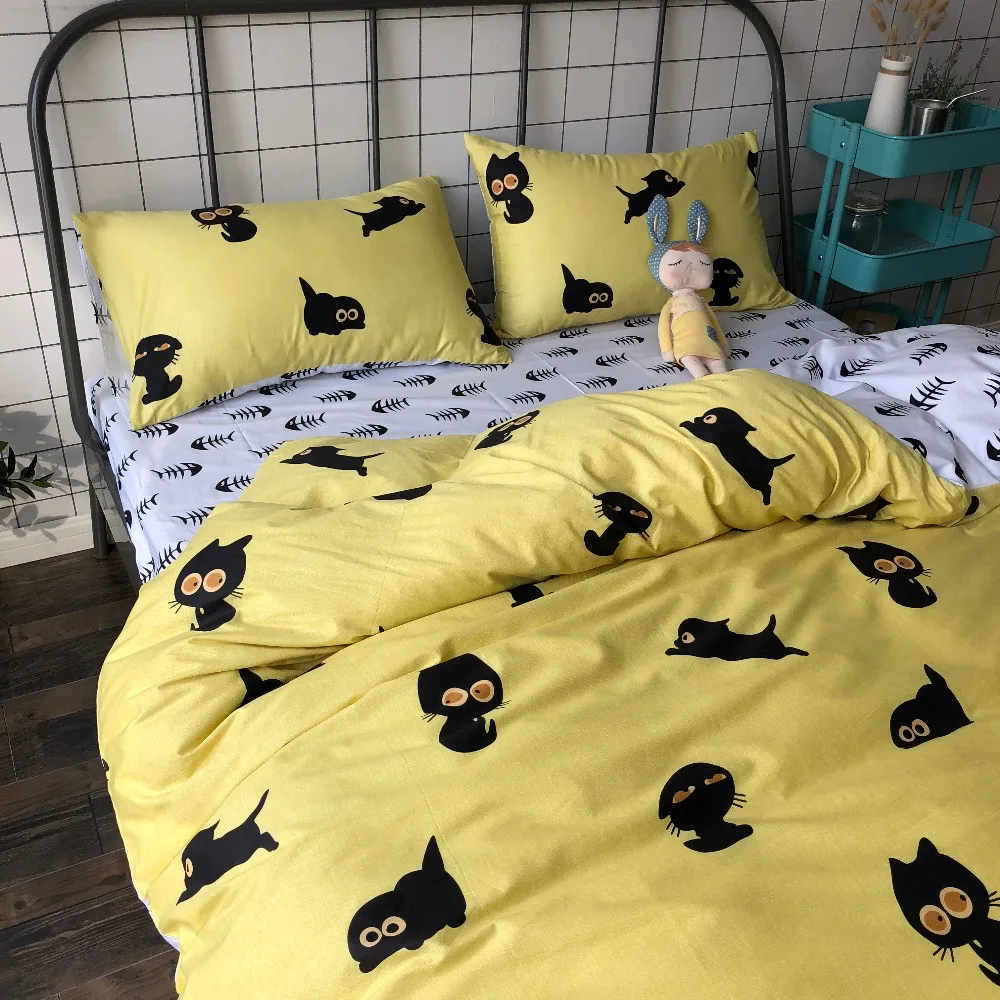 yellow childrens bedding