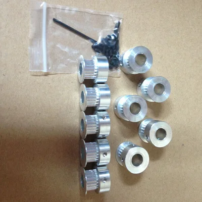 20 M cinto gt2, 10 pcs gt2 polia 20 dentes, Pacote de 8mm e furo do parafuso de ajuste