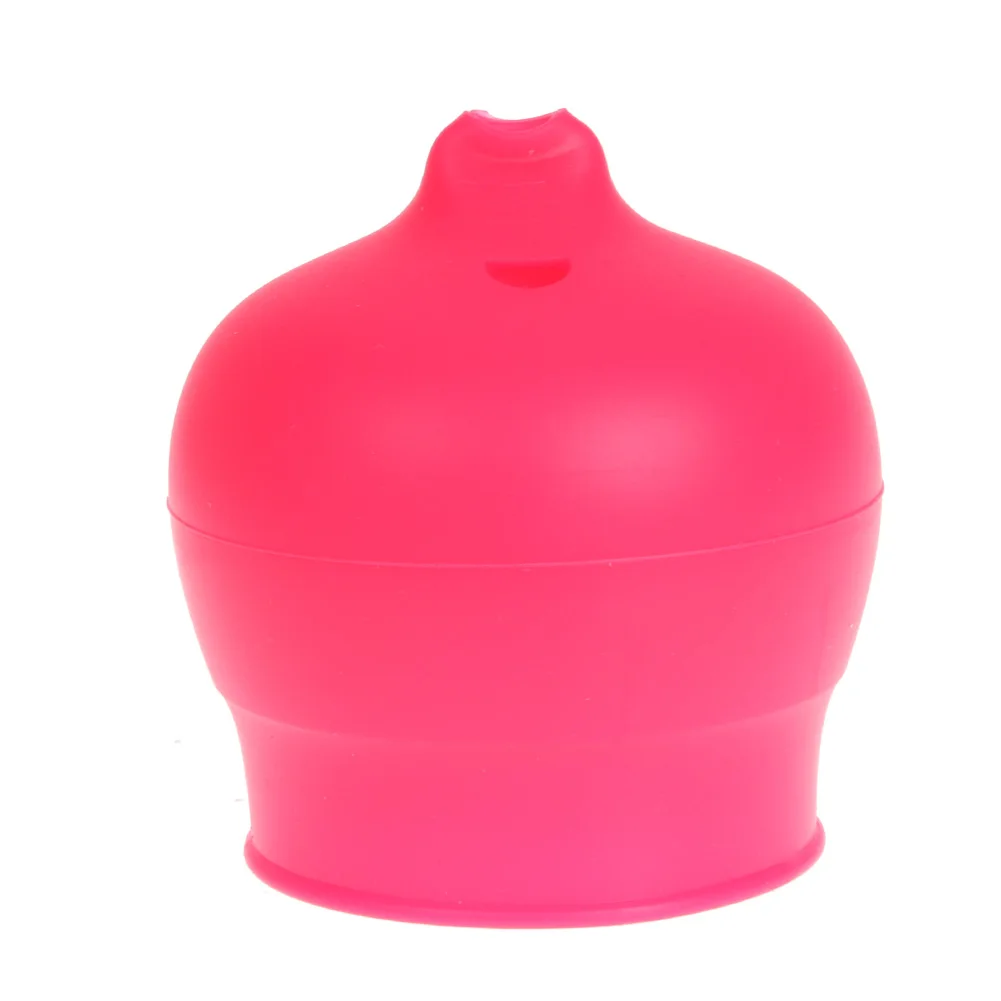 Творческий Силиконовые Детские Сиппи Крышки многоразовых Силиконовый Эластичный герметичные чашки для детей Бутылка воды Аксессуары - Цвет: Red
