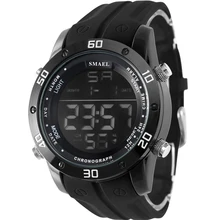Лидер продаж, модные спортивные брендовые часы, мужские цифровые ударопрочные кварцевые наручные часы с будильником, Открытый военный светодиодный, повседневные часы