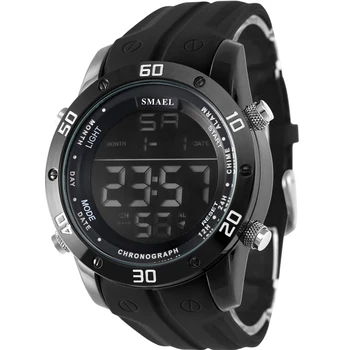 

Hot Sell Fashion Sports Brand Watch Men's Digital Shock Resistant Quartz Alarm Wristwatches Outdoor Military LED Casual Watches