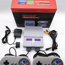Ретро Геймпад Классический игровой Мини ТВ 8 бит/16 бит семья ТВ Видео игровая консоль встроенный 94/660 игр Ручной игровой плеер подарок