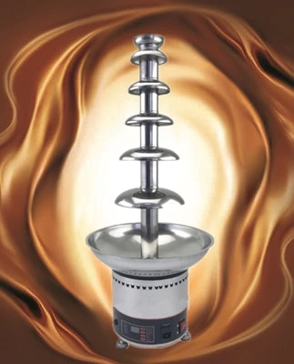 Digital Chocolate Fountain Machine stainless steel 6 tiers Chocolate Melt Fondue waterfall Machine 220V/ 110V