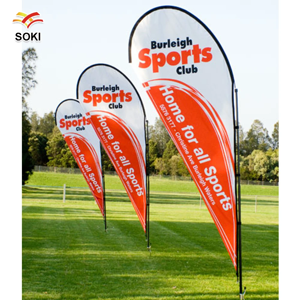 Download Teardrop feather banner 3.6m Aluminum Fiberglass Pole ...